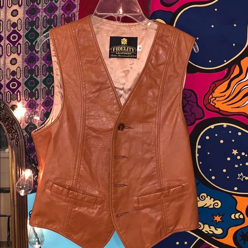 Vintage leather nice vest